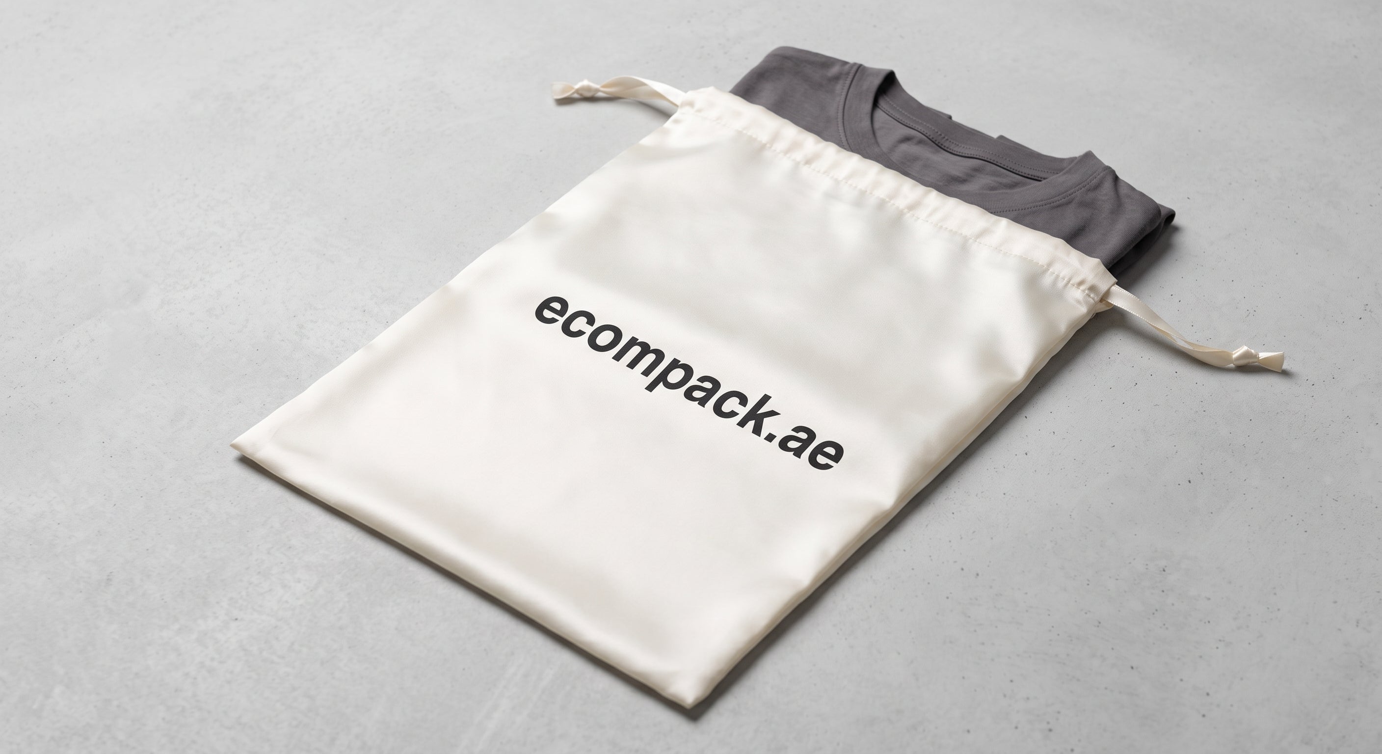 Satin Dust Bag for Abaya/Tshirts 35x45 cms