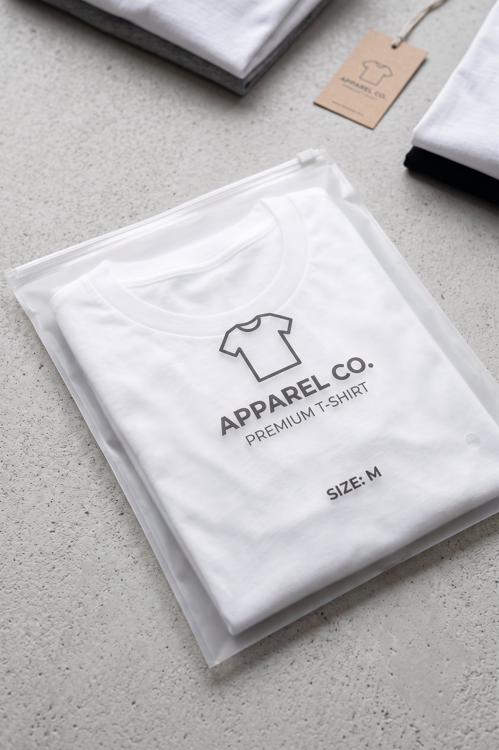 Frosted Ziplock Bags - Transparent NEW LISTING